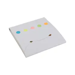 Karteczki samoprzylepne Covet - kolor biały