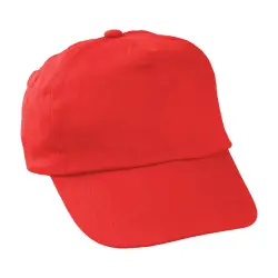 Czapka dla dzieci Sportkid - kolor czerwony