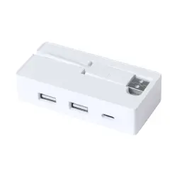 Hub USB RABS Nofler kolor biały