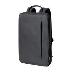 Rozsuwany plecak RPET Weiter kolor czarny