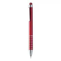 Długopis dotykowy Nilf - kolor czerwony