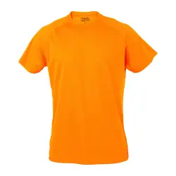 T-shirt sportowy Tecnic Plus T - kolor pomarańczowy fluorescencyjny