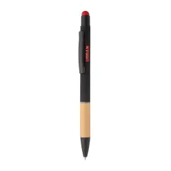 Długopis dotykowy Boorly - kolor czerwony