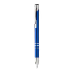 Długopis Channel Black - kolor niebieski