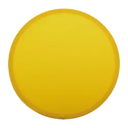 Frisbee RPET Rocket kolor żółty