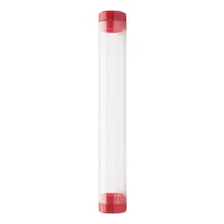 Etui-tuba na długopis Crube - kolor czerwony