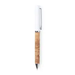 Korkowy długopis - biały