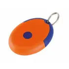 Brelok na klucze z prezerwatywą FLIRT niebieski/pomarańczowy