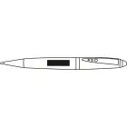 Długopis TOUCH DOWN biały
