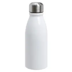 Aluminiowa butelka FANCY - kolor biały/srebrny