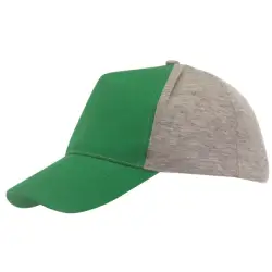 Zielona czapeczka baseballowa zapinana na rzep