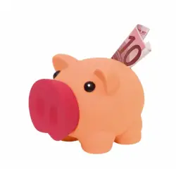 Skarbonka w kształcie świnki MONEY COLLECTOR różowy