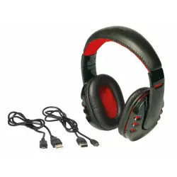 Słuchawki Bluetooth RACER - czarno-czerwone