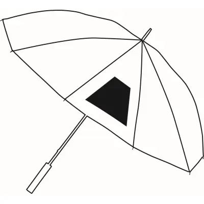 Parasol golf MONSUN czarny/szary