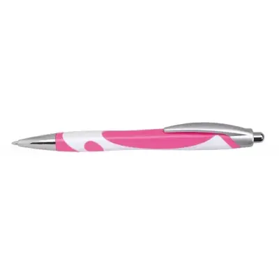 Długopis MODERN różowy/biały