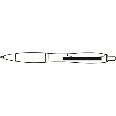 Długopis SWAY różowy/srebrny