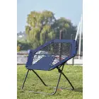 Krzesło bungee CHILL OUT - kolor czarny/niebieski