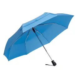 Automatyczny, wiatroodporny, kieszonkowy parasol BORA, błękitny
