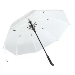 Automatyczny parasol VIP - kolor biały/transparentny
