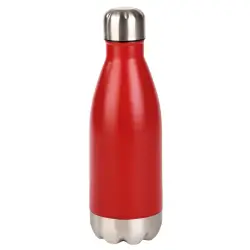Butelka stalowa PARKY, czerwony, srebrny