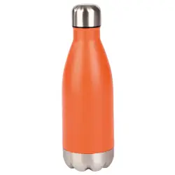 Butelka stalowa PARKY, pomarańczowy, srebrny