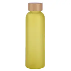 Szklana butelka TAKE FROSTY - kolor żółty