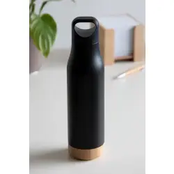 Próżniowa butelka do picia BAMBOO LEGEND - kolor czarny