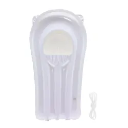 Nadmuchiwany mini materac SPLASH biały