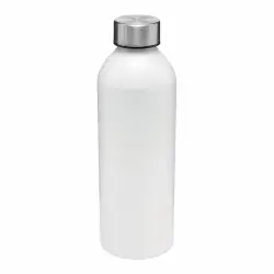 Aluminiowa butelka do picia JUMBO TRANSIT - kolor biały