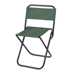Składane krzesło kempingowe TAKEOUT - kolor ciemnozielony