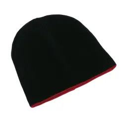 Dwustronna czapka NORDIC czarny/czerwony