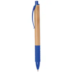 Długopis BAMBOO RUBBER niebiesko brązowy