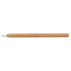 Długopis ESSENTIAL - kolor biały/brązowy