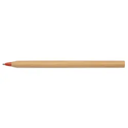 Długopis ESSENTIAL - kolor brązowy/czerwony
