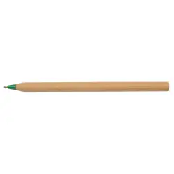 Długopis ESSENTIAL - kolor brązowy/zielony