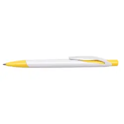 Długopis DAYTONA biało żółty