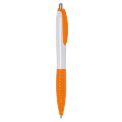 Długopis JUMP kolor biało pomarańczowy