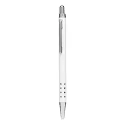 Aluminiowy długopis BUKAREST - kolor biały