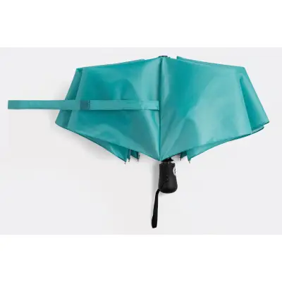Automatyczny, wiatroodporny, kieszonkowy parasol BORA, turkusowy