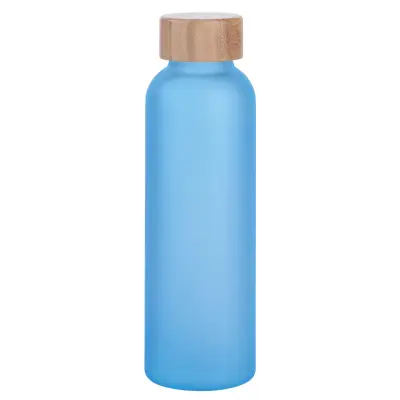 Szklana butelka TAKE FROSTY - kolor niebieski