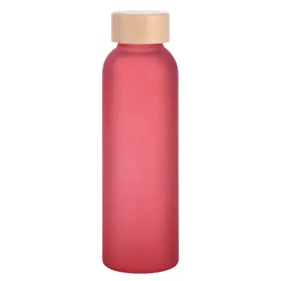 Szklana butelka TAKE FROSTY - kolor czerwony