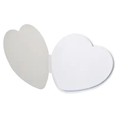 Naklejki w kształcie serca IN LOVE kolor biały