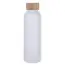 Szklana butelka TAKE FROSTY - kolor biały