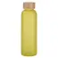 Szklana butelka TAKE FROSTY - kolor żółty