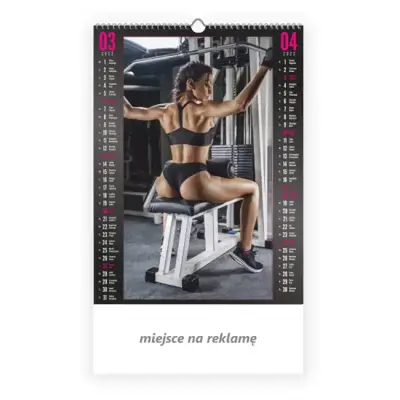 Kalendarz 7-planszowy - Fitness