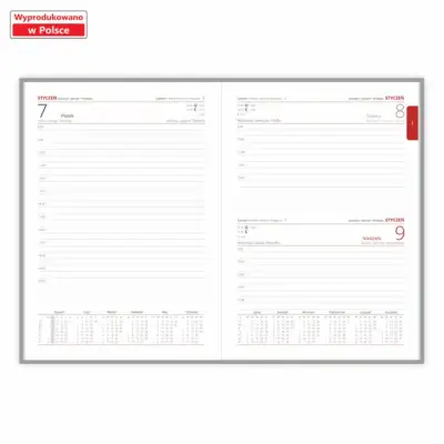 Kalendarz książkowy - Dzienny A5 Vivella