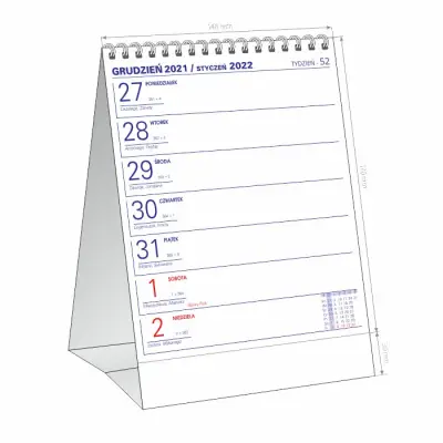 Kalendarz biurkowy Sekretarz