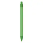 Długopis eko papier/kukurydza CARTOON COLOURED - kolor limonka