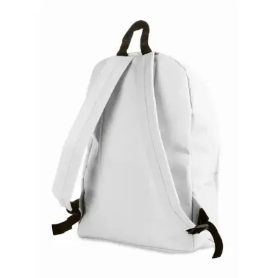 Bapal - Plecak z zewnętrzną kieszenią - Kolor biały