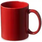 Kubek ceramiczny Santos - kolor czerwony
